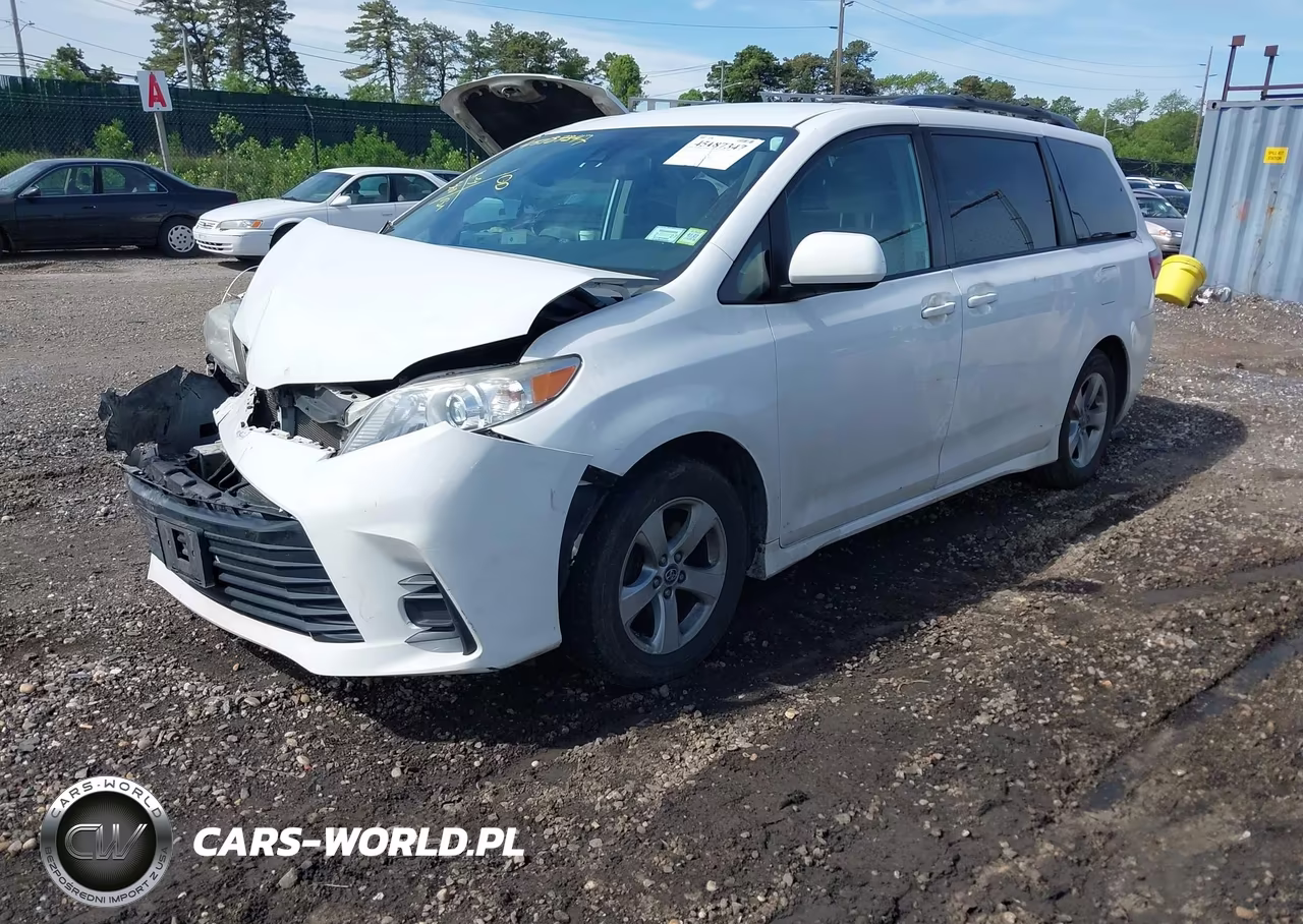 2020 Toyota Sienna Le VIN:5TDKZ3DC6LS049659 - 2
