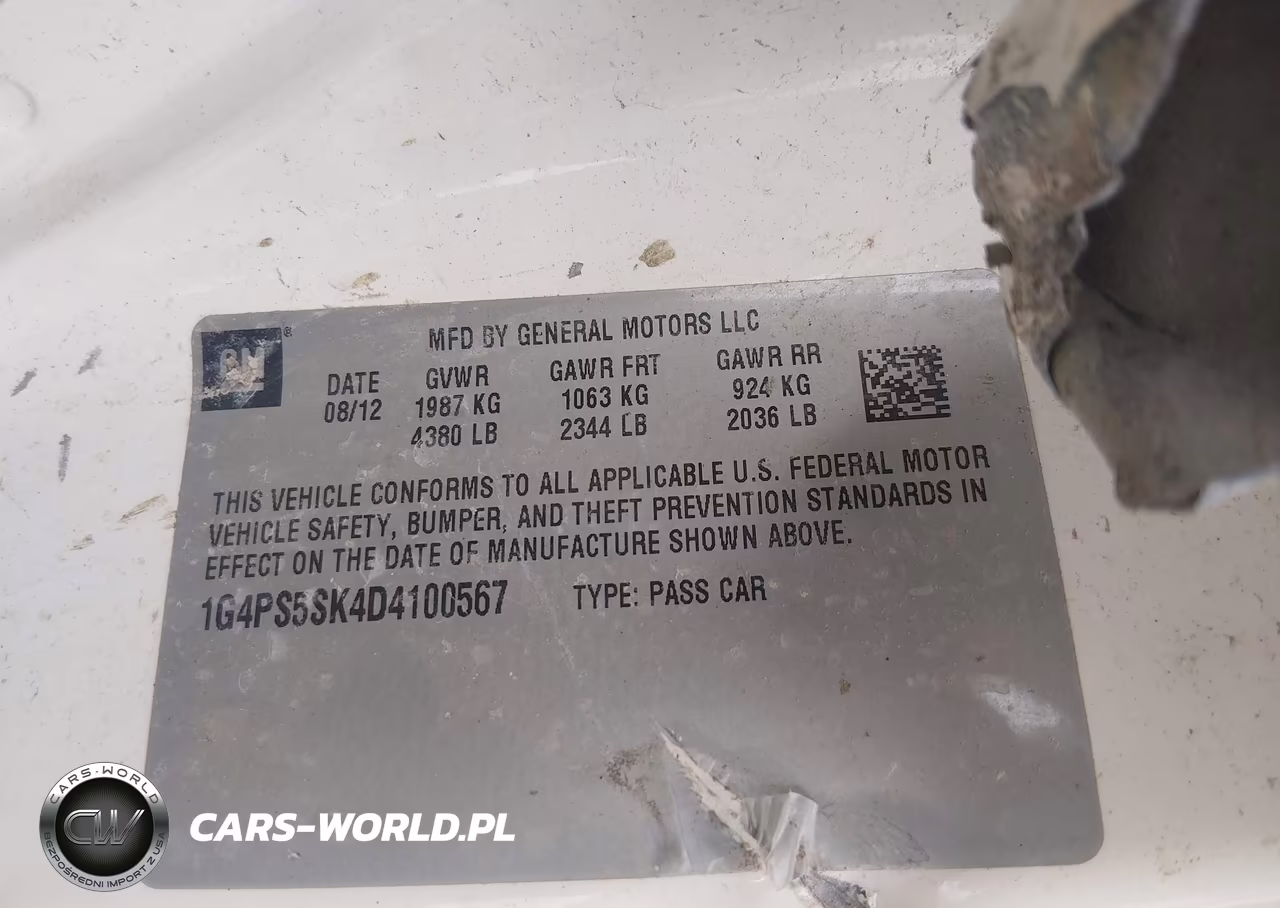 2013 Buick Verano Leather Group VIN:1G4PS5SK4D4100567 - 9