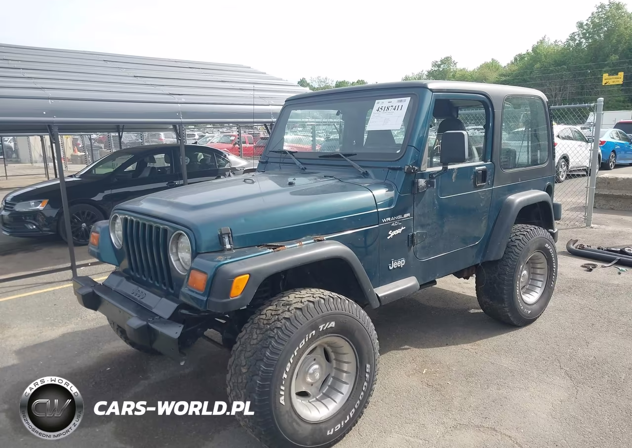 1998 Jeep Wrangler Sport VIN:1J4FY19SXWP719411 - 2