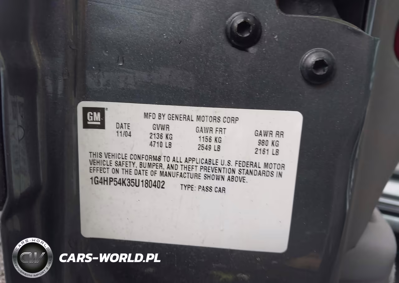 2005 Buick Lesabre Custom VIN:1G4HP54K35U180402 - 9