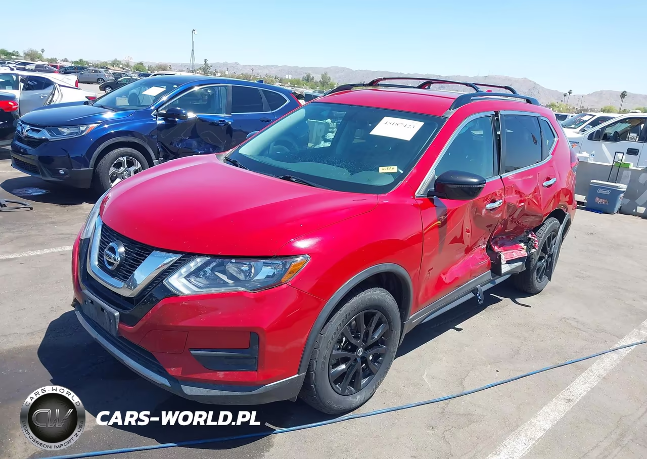 2017 Nissan Rogue Sv VIN:5N1AT2MV4HC809939 - 2