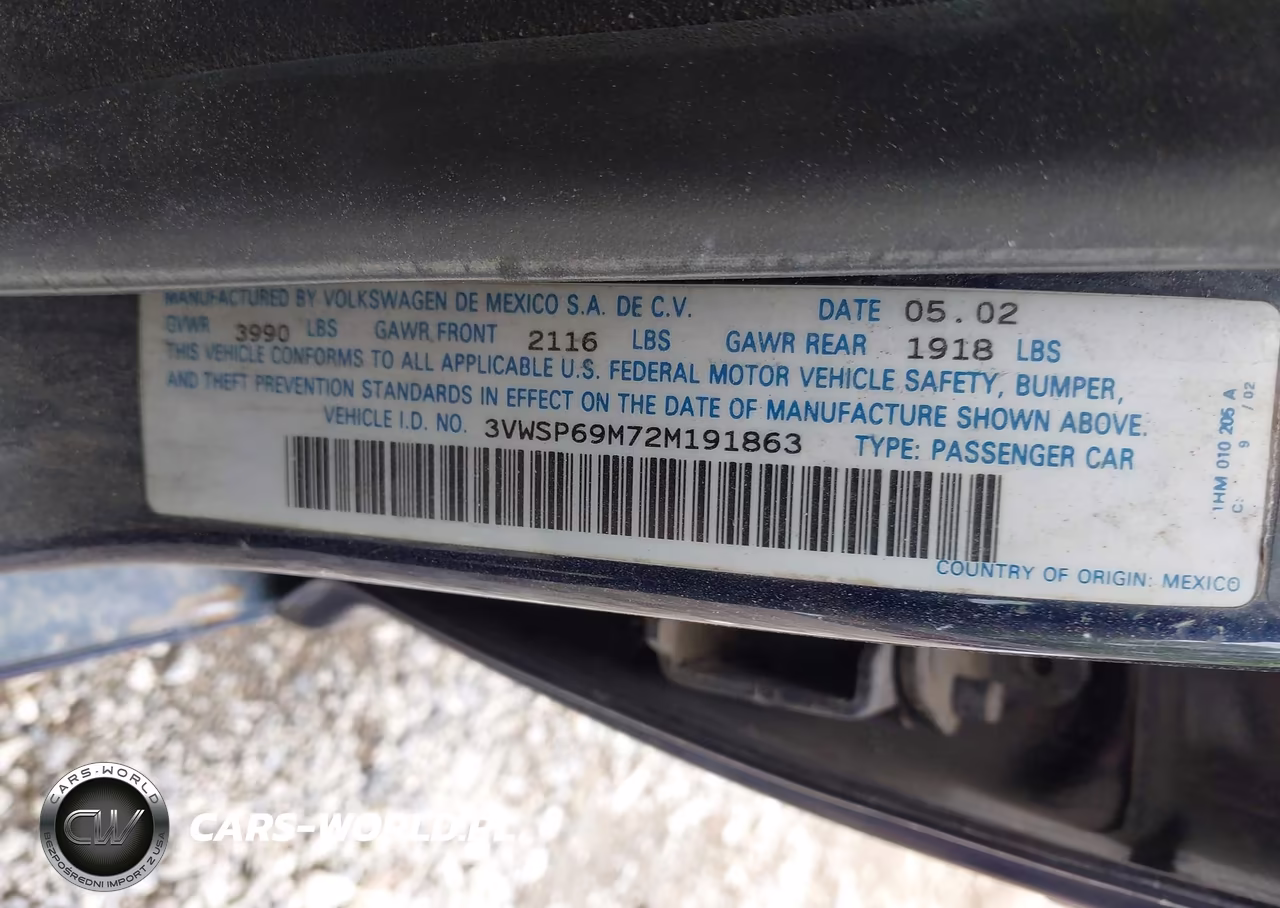 2002 Volkswagen Jetta Gls Tdi VIN:3VWSP69M72M191863 - 9
