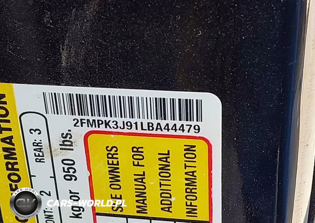 2020 Ford Edge Sel VIN:2FMPK3J91LBA44479 - 9