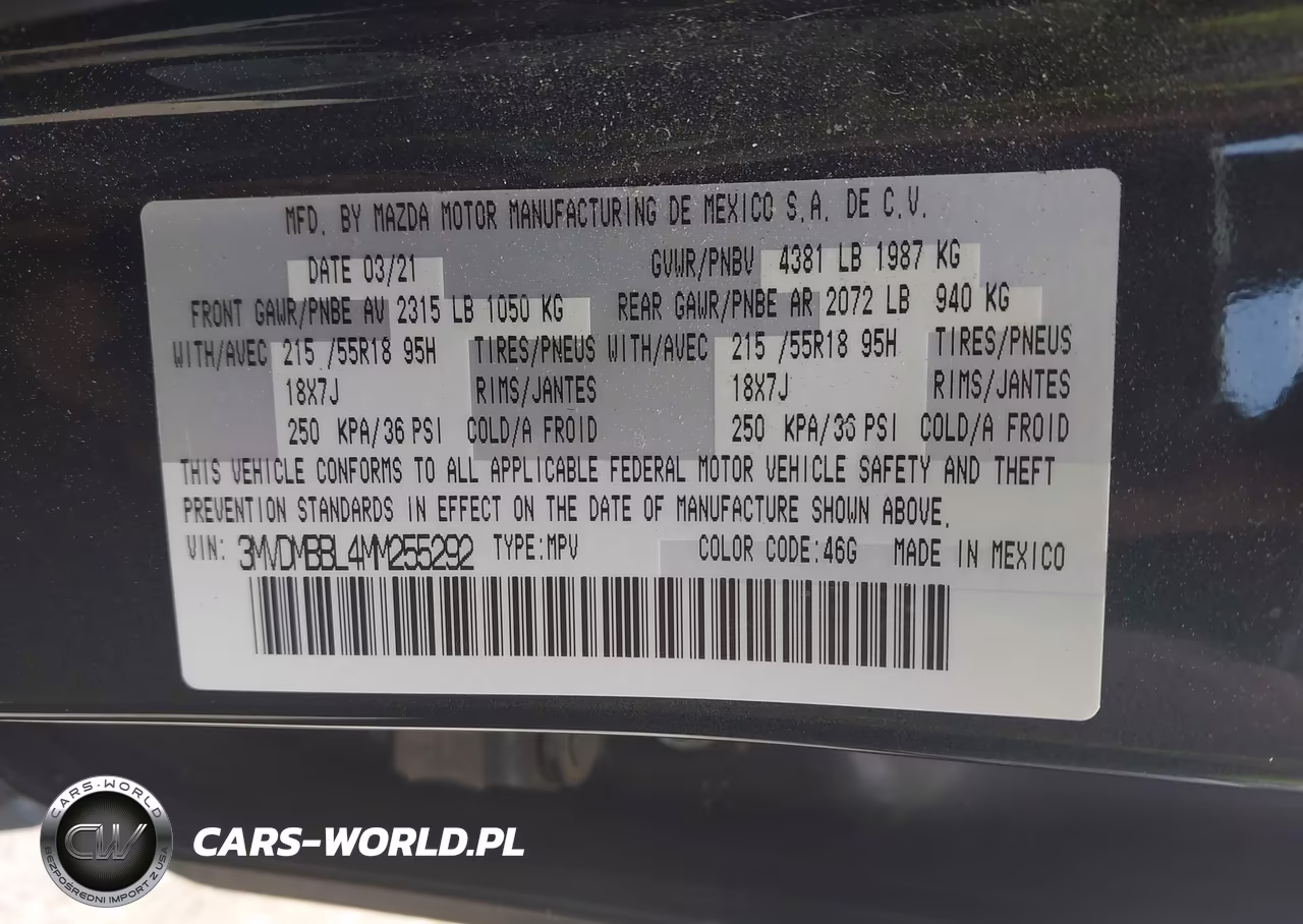 2021 Mazda Cx-30 Select VIN:3MVDMBBL4MM255292 - 9