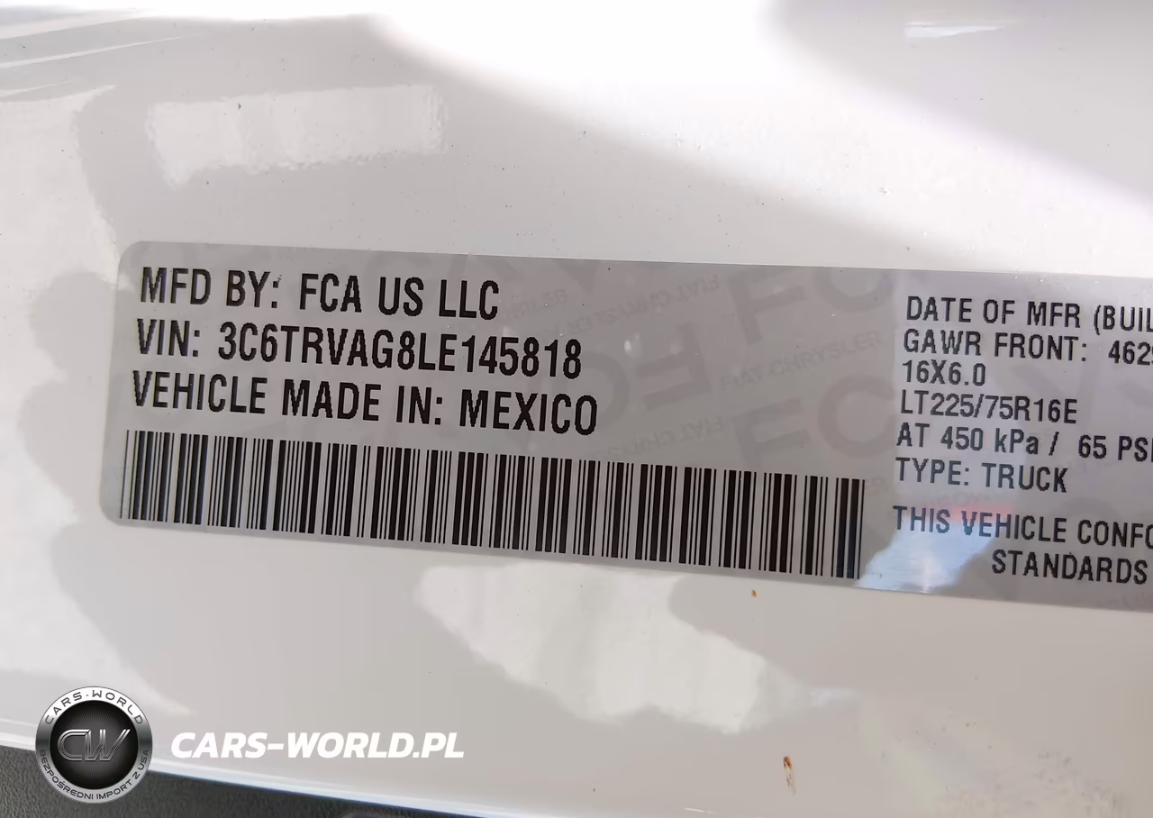 2020 Ram Promaster 1500 Low Roof 136 Wb VIN:3C6TRVAG8LE145818 - 9