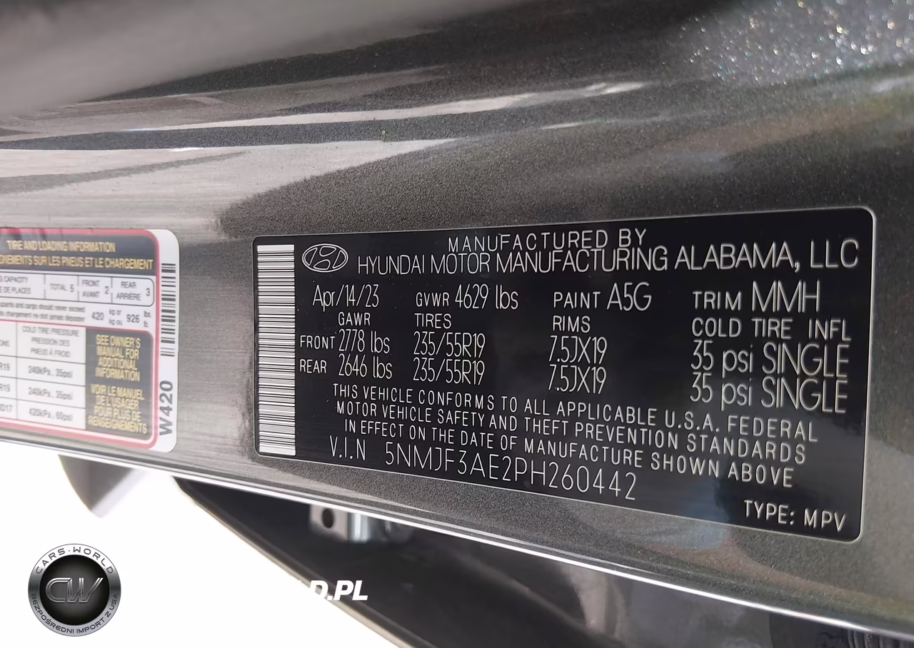 2023 Hyundai Tucson Sel VIN:5NMJF3AE2PH260442 - 9
