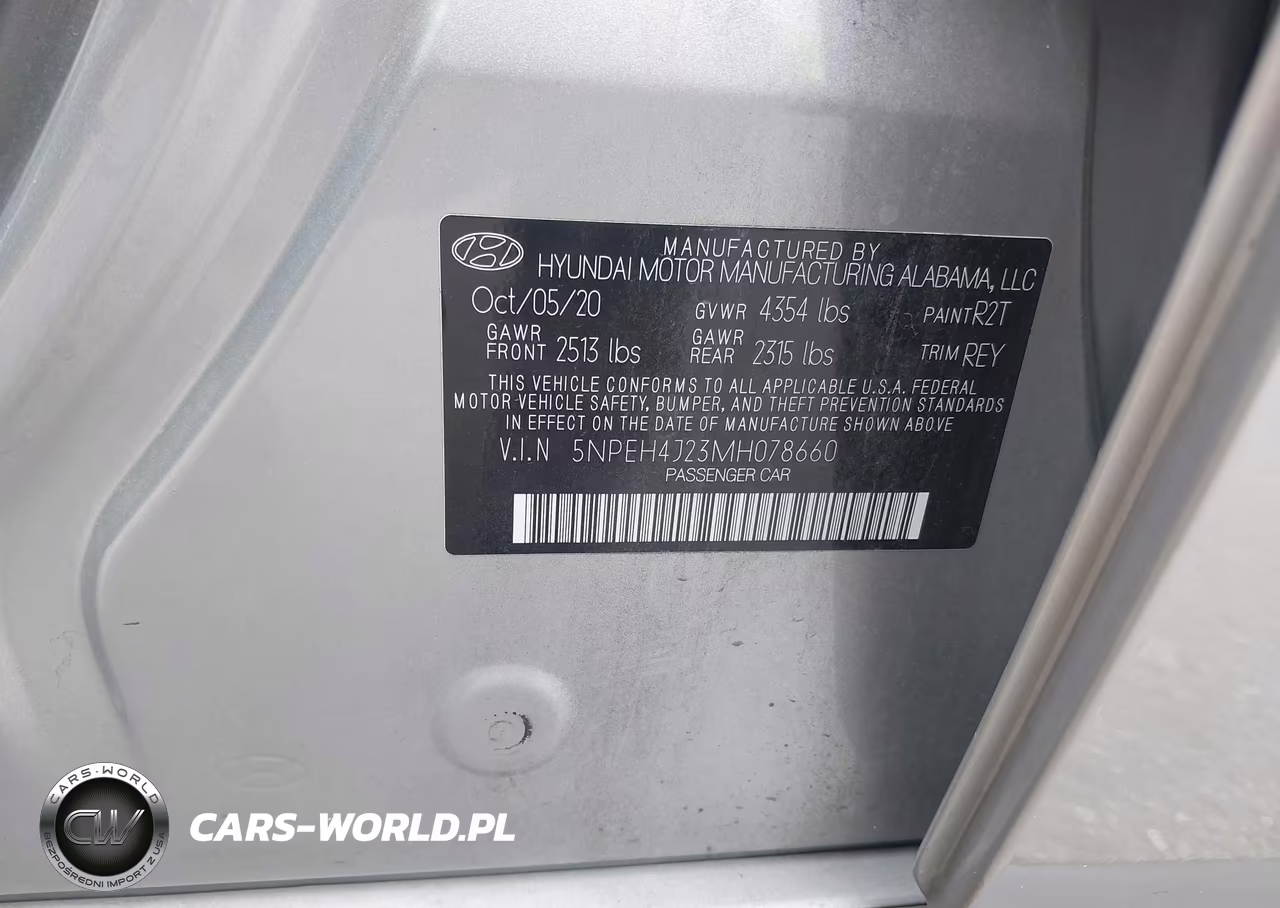 2021 Hyundai Sonata Limited VIN:5NPEH4J23MH078660 - 9