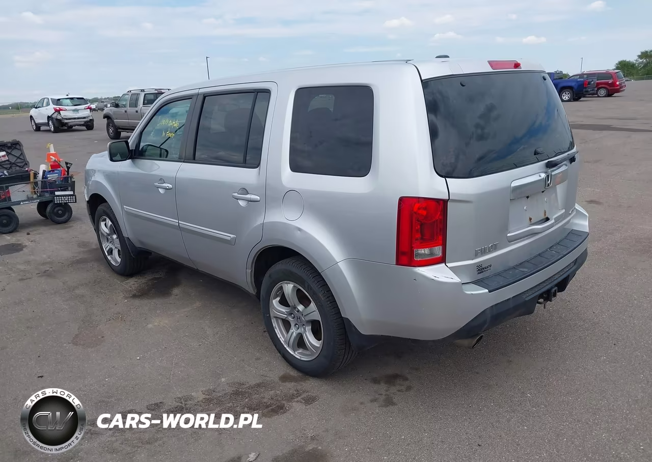 2013 Honda Pilot Ex-L VIN:5FNYF4H51DB058537 - 3