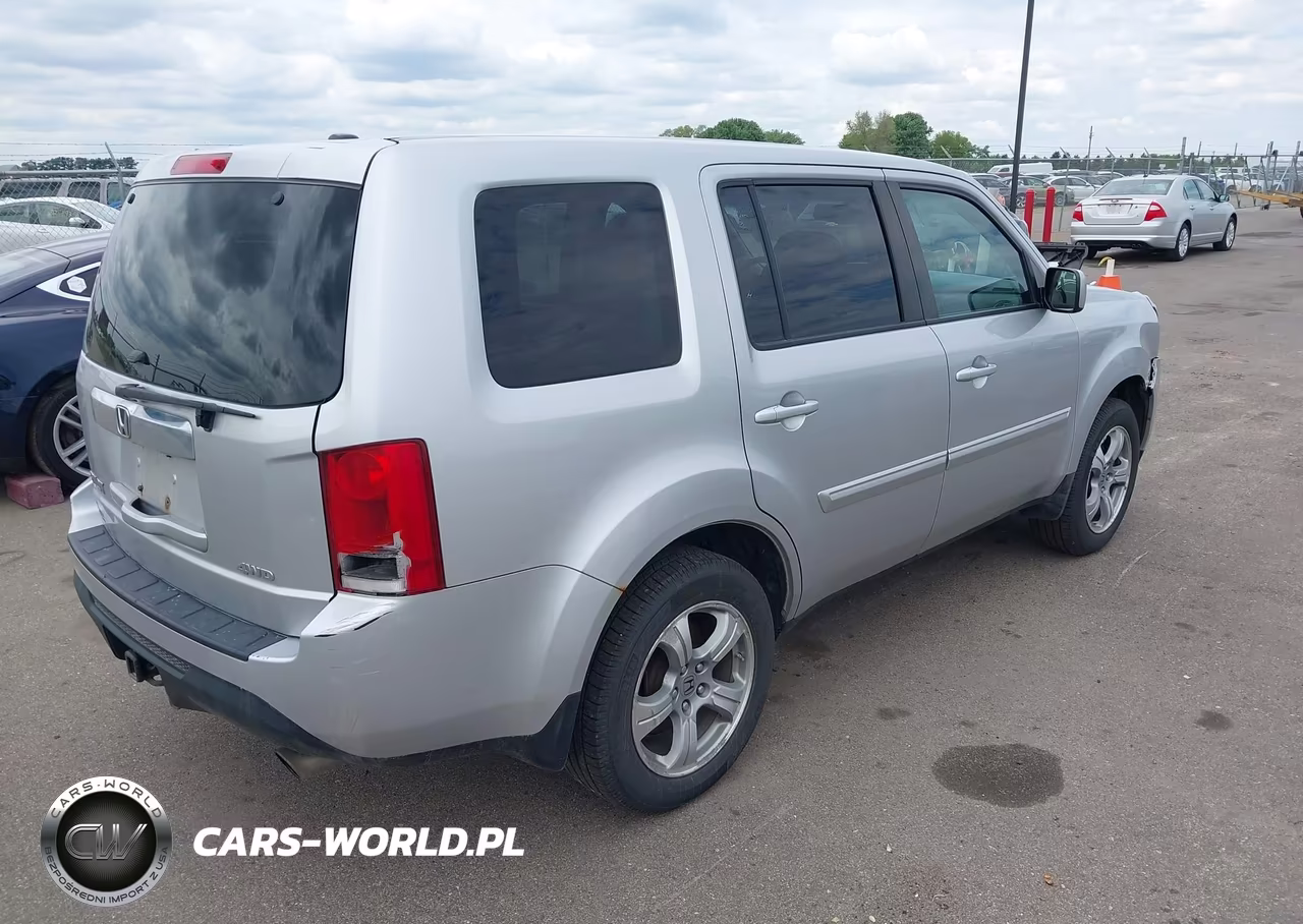2013 Honda Pilot Ex-L VIN:5FNYF4H51DB058537 - 4
