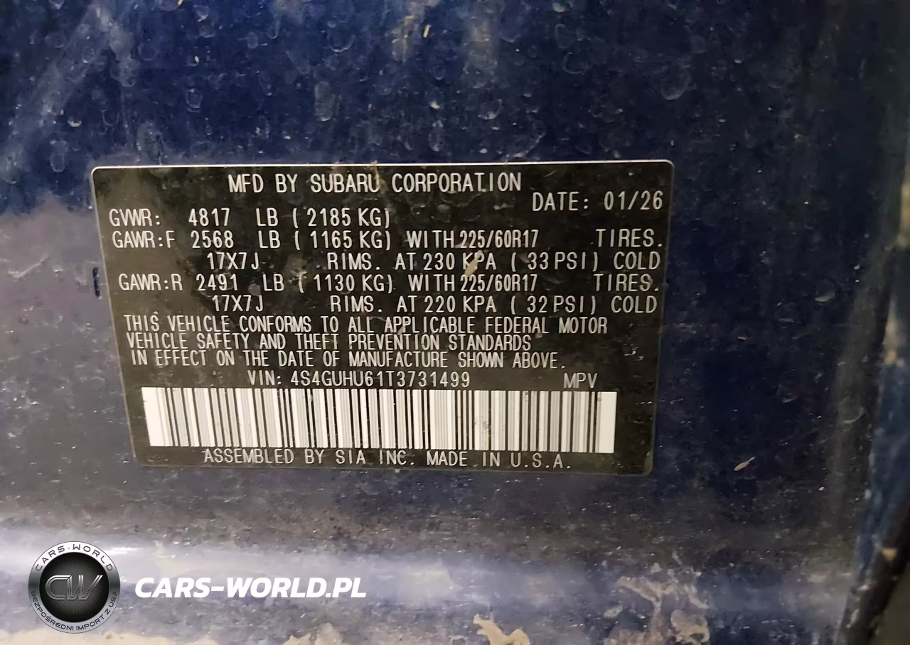 2026 Subaru Crosstrek Wilderness VIN:4S4GUHU61T3731499 - 9
