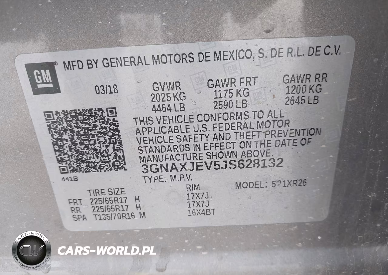 2018 Chevrolet Equinox Lt VIN:3GNAXJEV5JS628132 - 9
