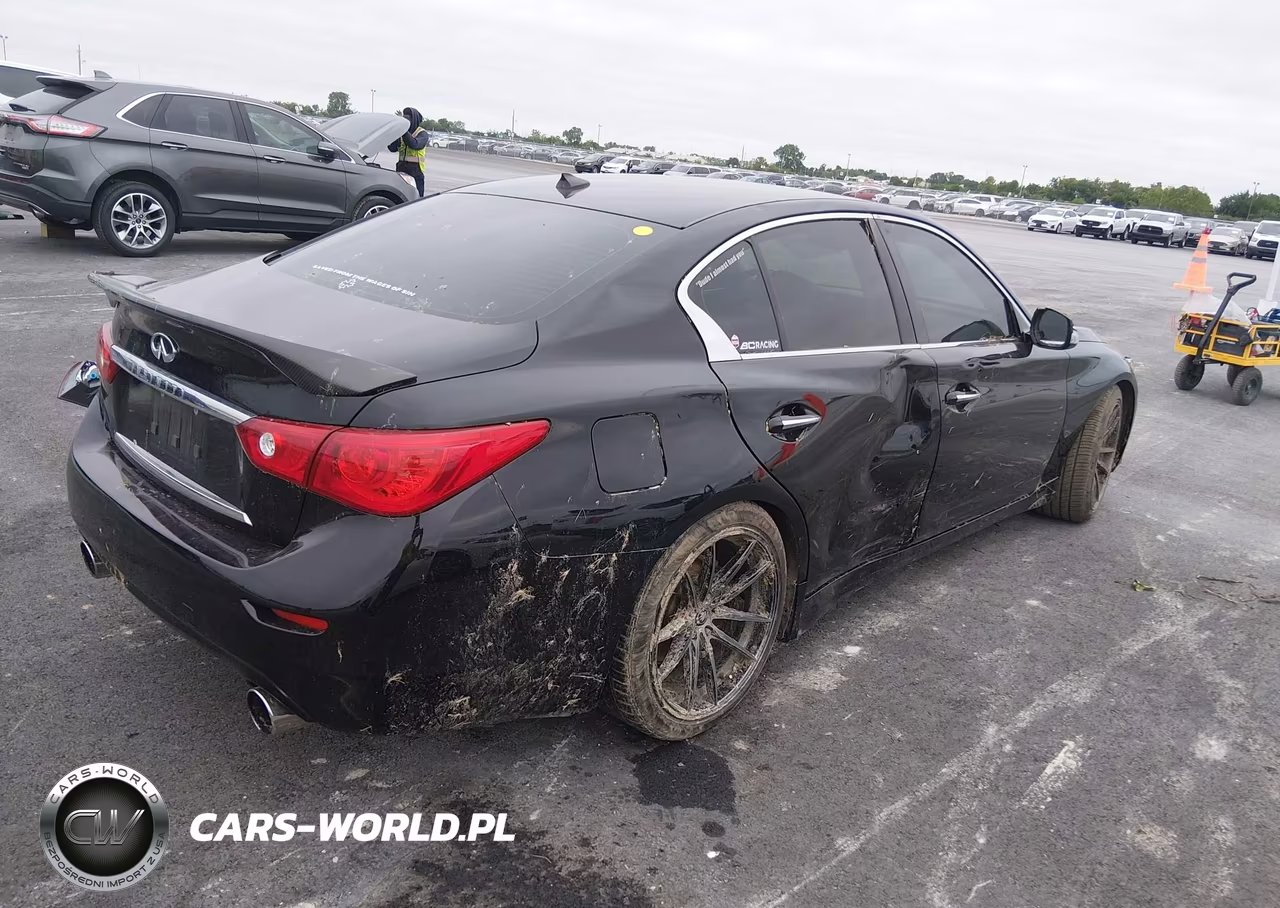 2015 Infiniti Q50 VIN:JN1BV7AR3FM399930 - 4
