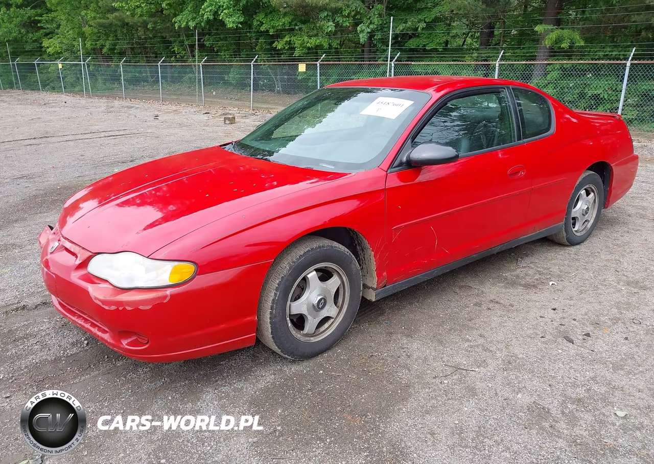 2004 Chevrolet Monte Carlo Ls VIN:2G1WW12E649438761 - 2