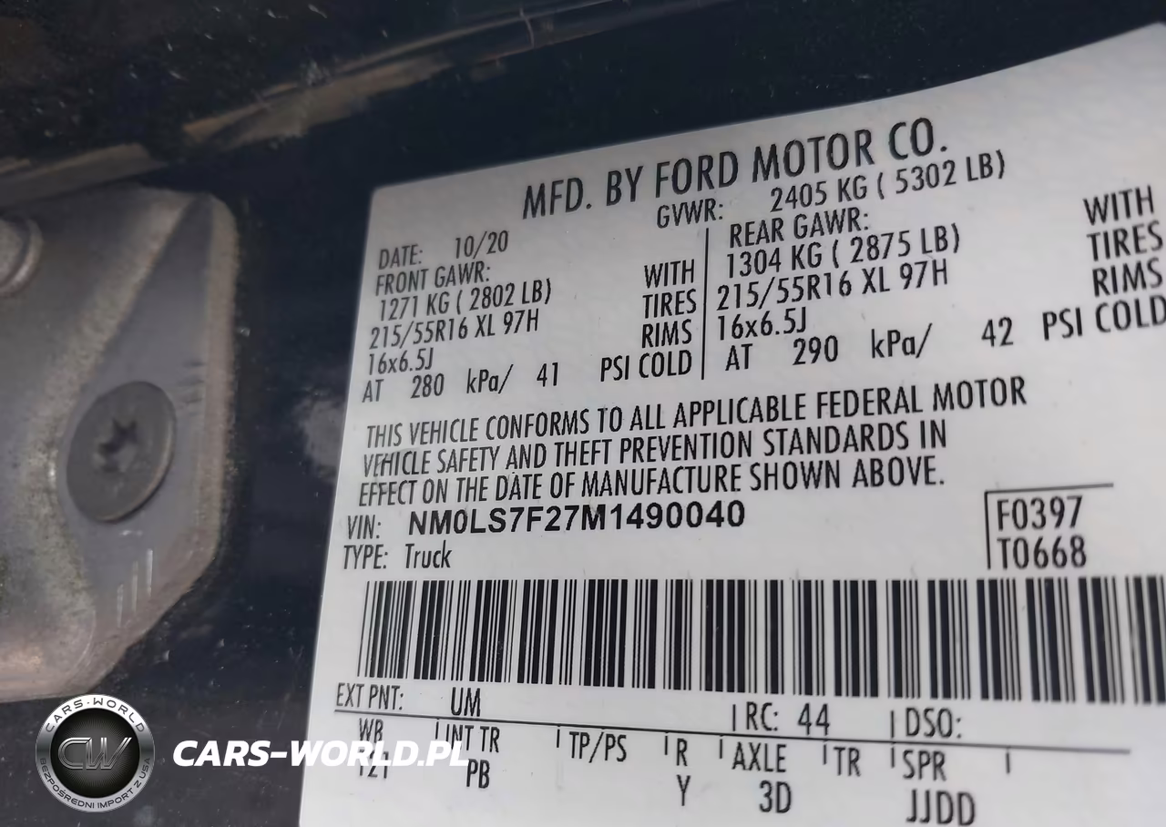 2021 Ford Transit Connect Xlt VIN:NM0LS7F27M1490040 - 9