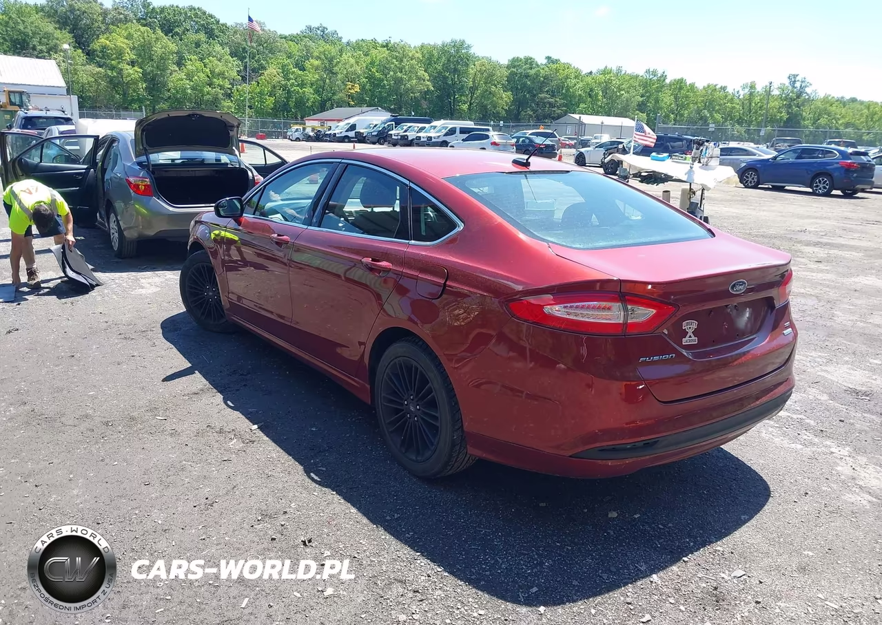 2014 Ford Fusion Se VIN:3FA6P0HD2ER351017 - 3