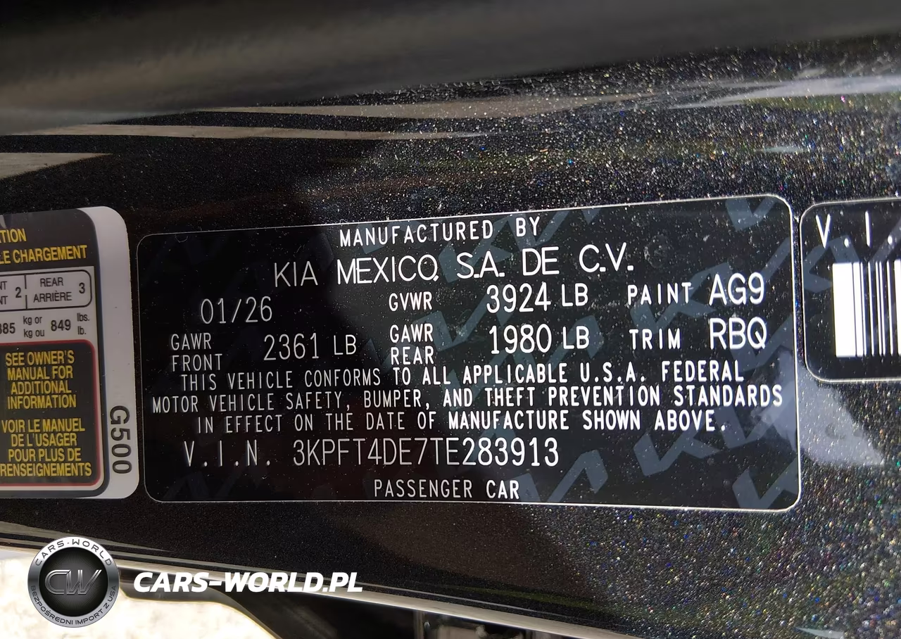 2026 Kia K4 Lxs VIN:3KPFT4DE7TE283913 - 9