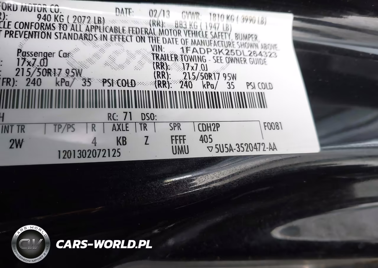 2013 Ford Focus Se VIN:1FADP3K25DL264323 - 9