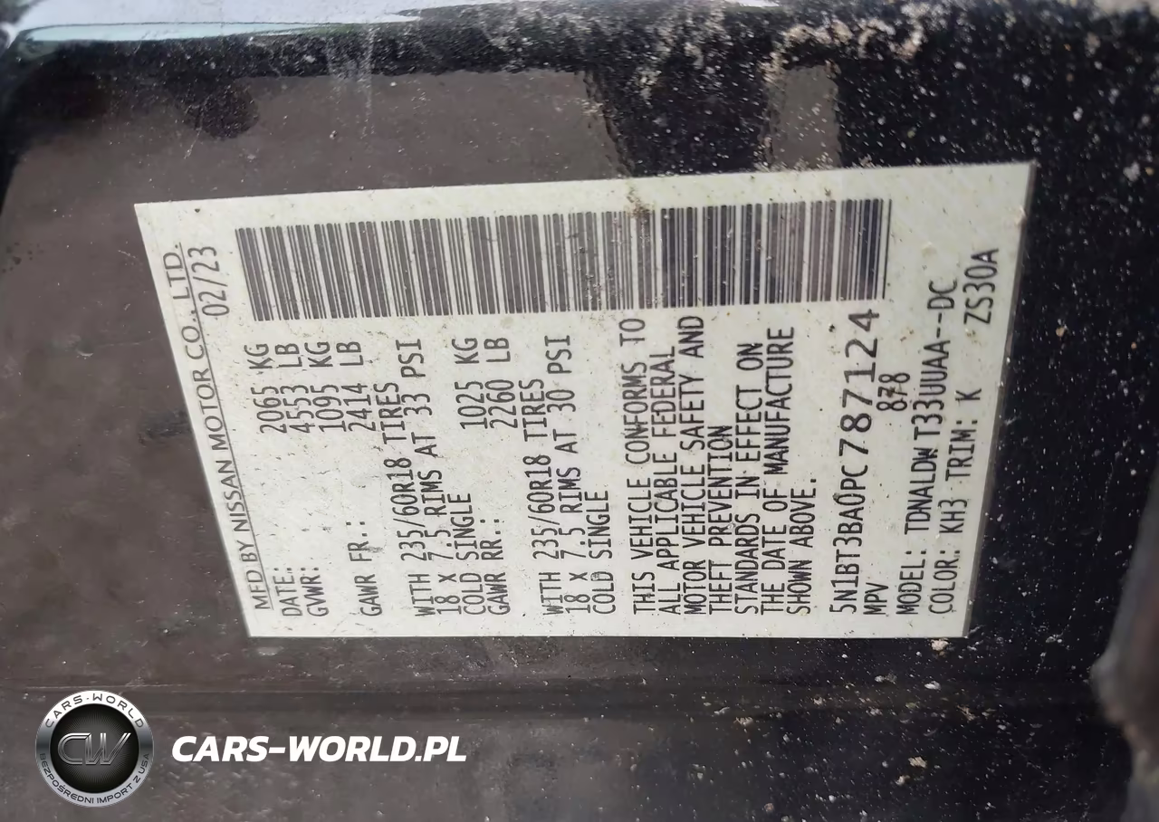 2023 Nissan Rogue Sv Fwd VIN:5N1BT3BA0PC787124 - 9