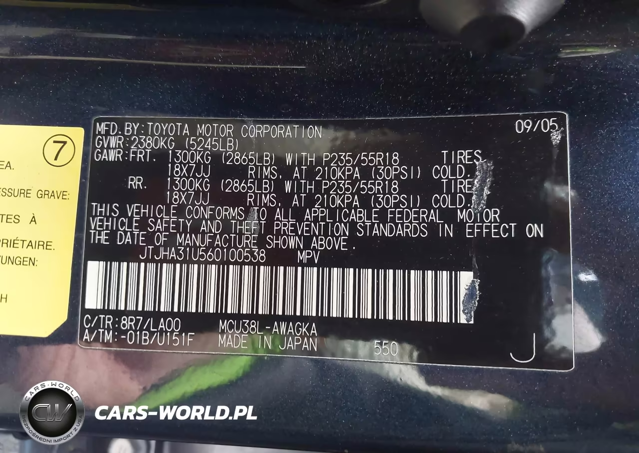 2006 Lexus Rx 330 VIN:JTJHA31U560100538 - 9