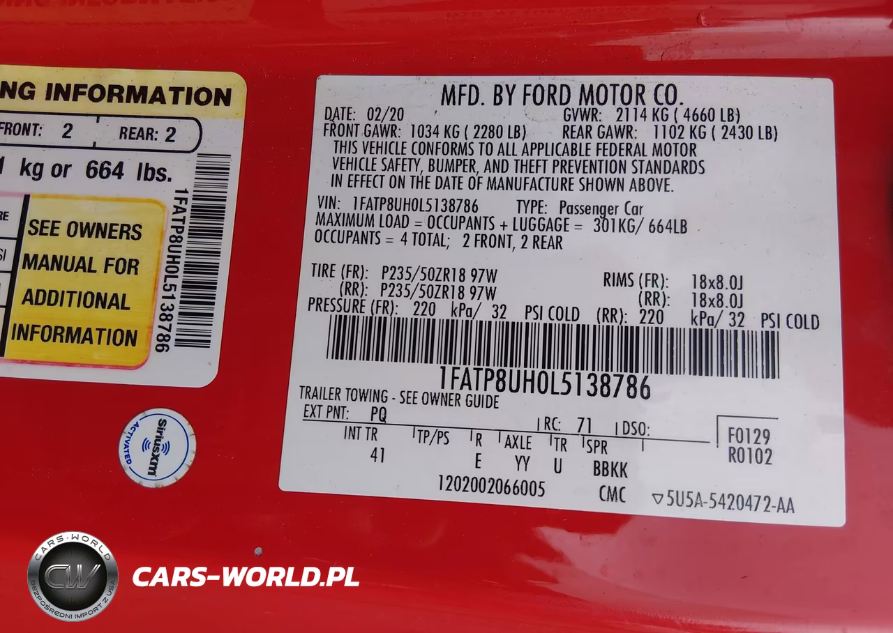 2020 Ford Mustang Ecoboost Premium VIN:1FATP8UH0L5138786 - 9