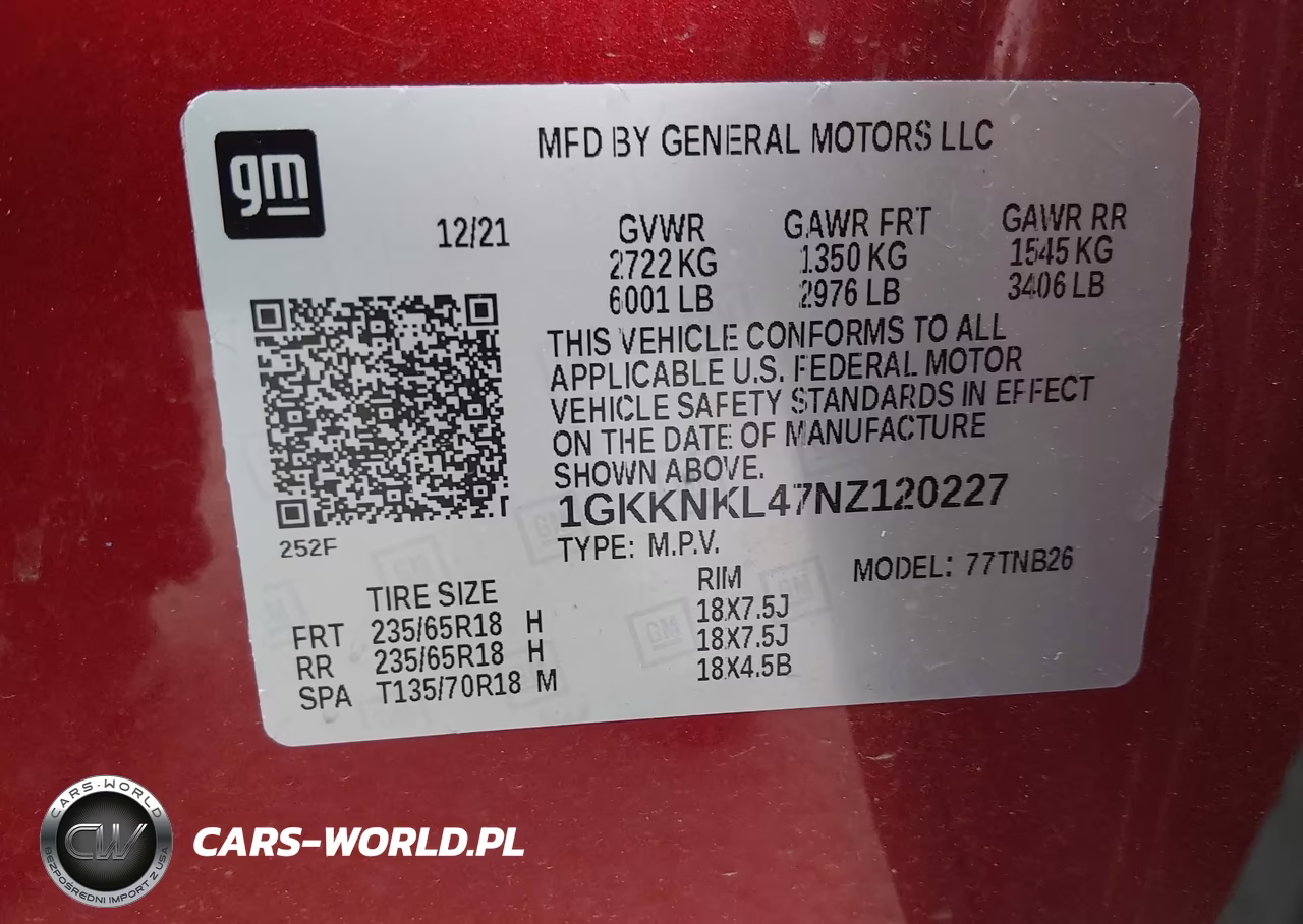 2022 GMC Acadia Fwd Sle VIN:1GKKNKL47NZ120227 - 9