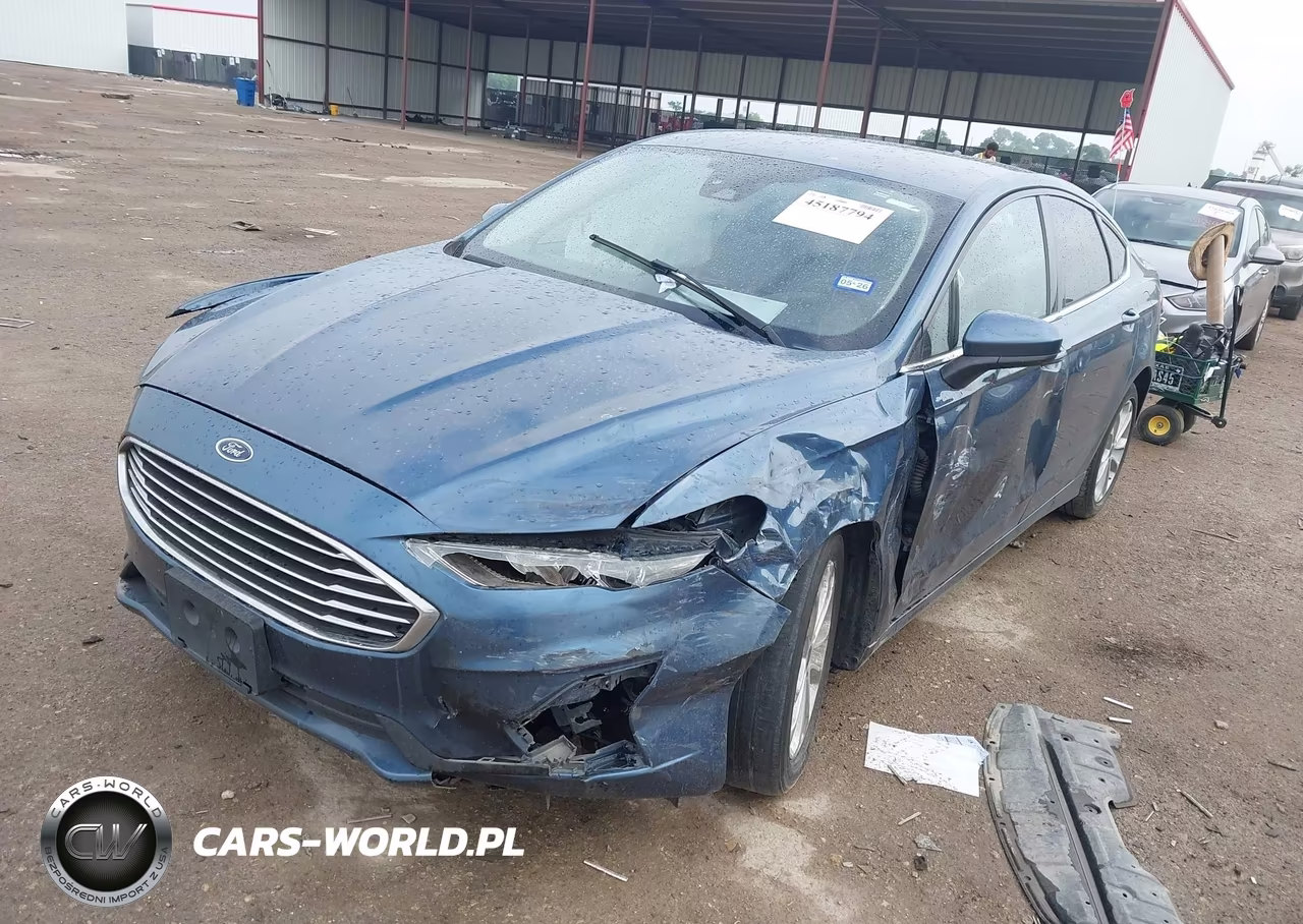 2019 Ford Fusion Se VIN:3FA6P0HDXKR186233 - 2