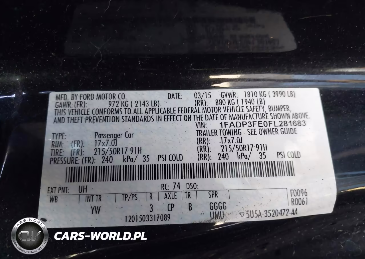 2015 Ford Focus Se VIN:1FADP3FE0FL281683 - 9