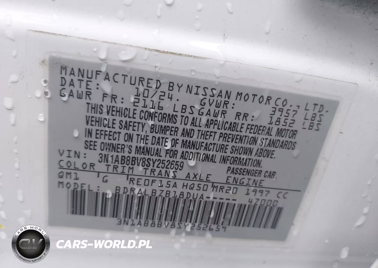 2025 Nissan Sentra S VIN:3N1AB8BV8SY252659 - 9