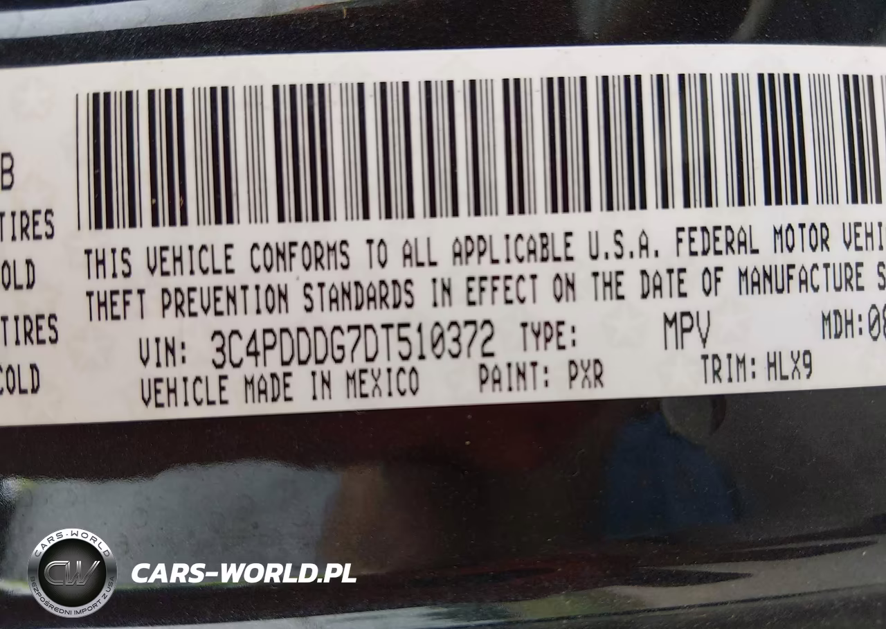 2013 Dodge Journey Crew VIN:3C4PDDDG7DT510372 - 9