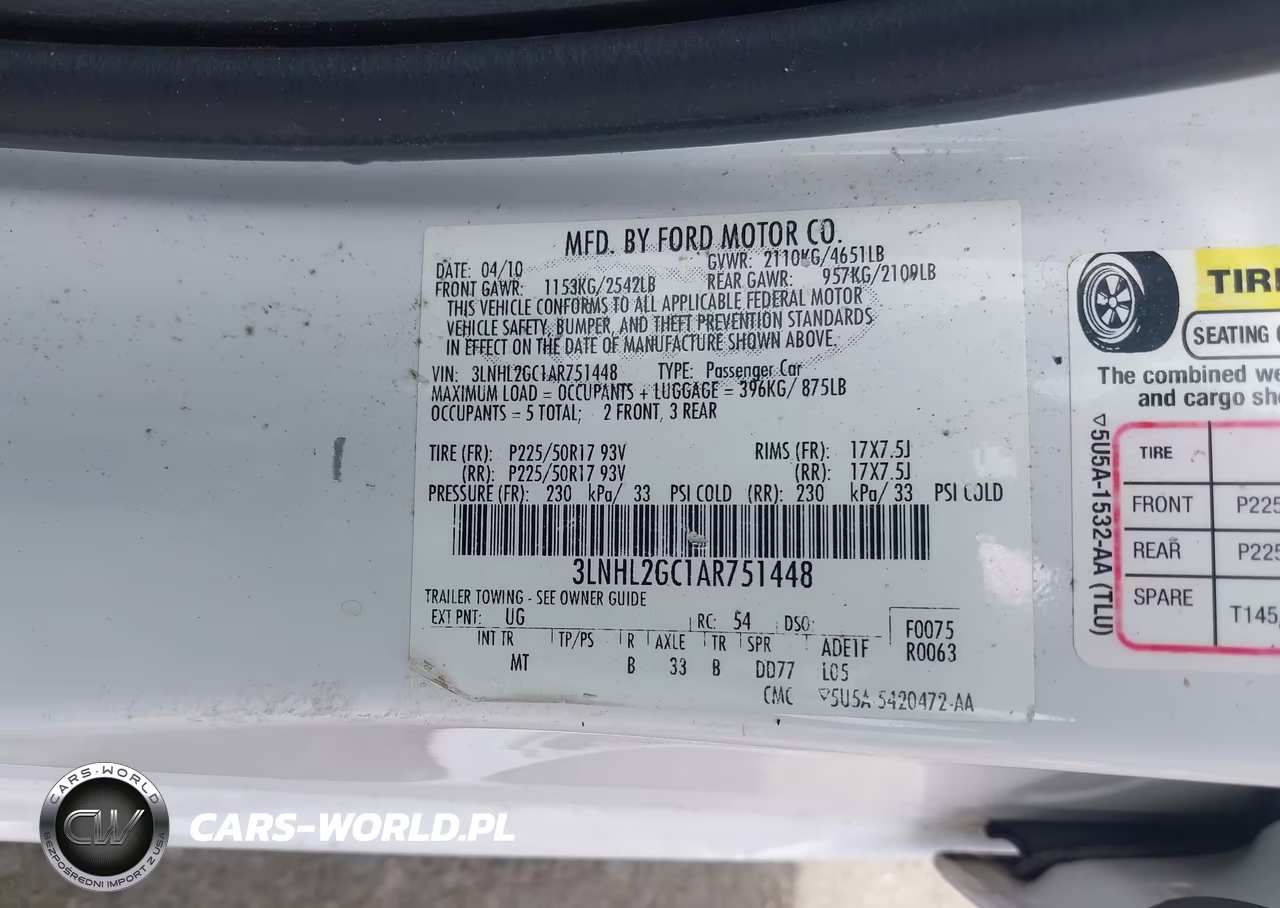 2010 Lincoln Mkz VIN:3LNHL2GC1AR751448 - 9