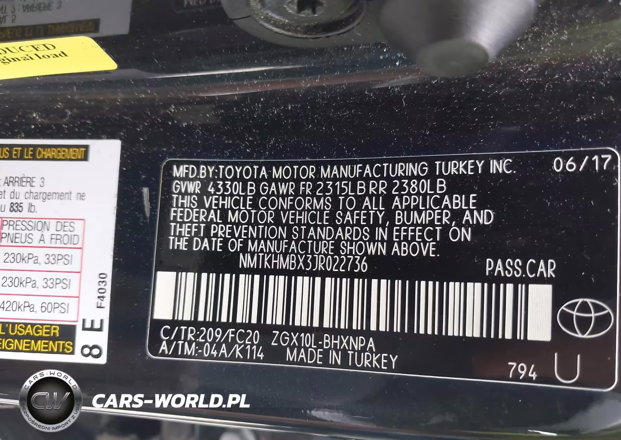 2018 Toyota C-Hr Xle VIN:NMTKHMBX3JR022736 - 9
