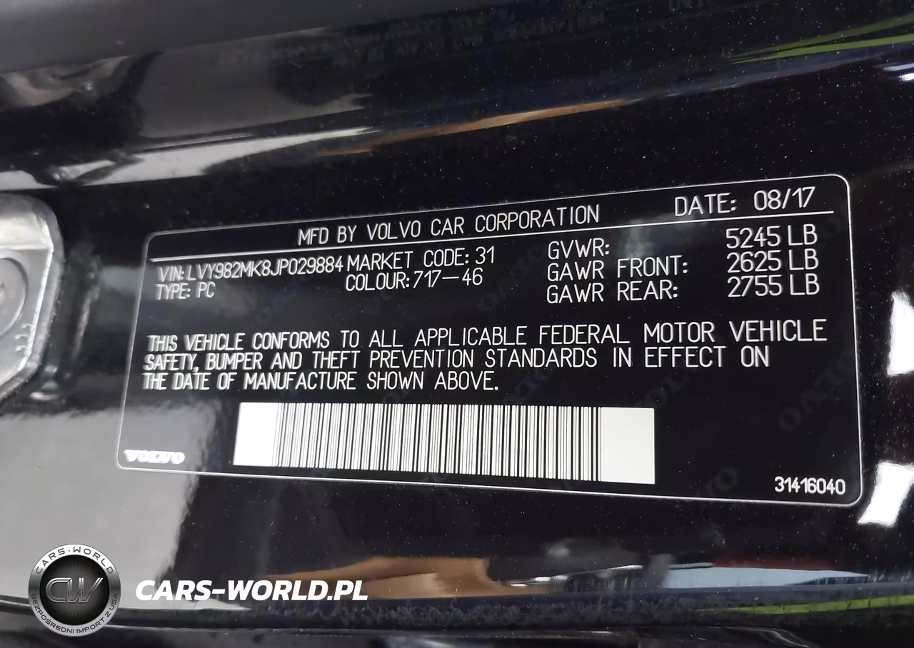 2018 Volvo S90 T5 Momentum VIN:LVY982MK8JP029884 - 9