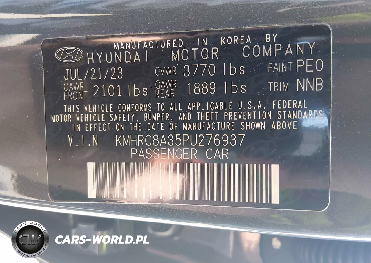 2023 Hyundai Venue Limited VIN:KMHRC8A35PU276937 - 9