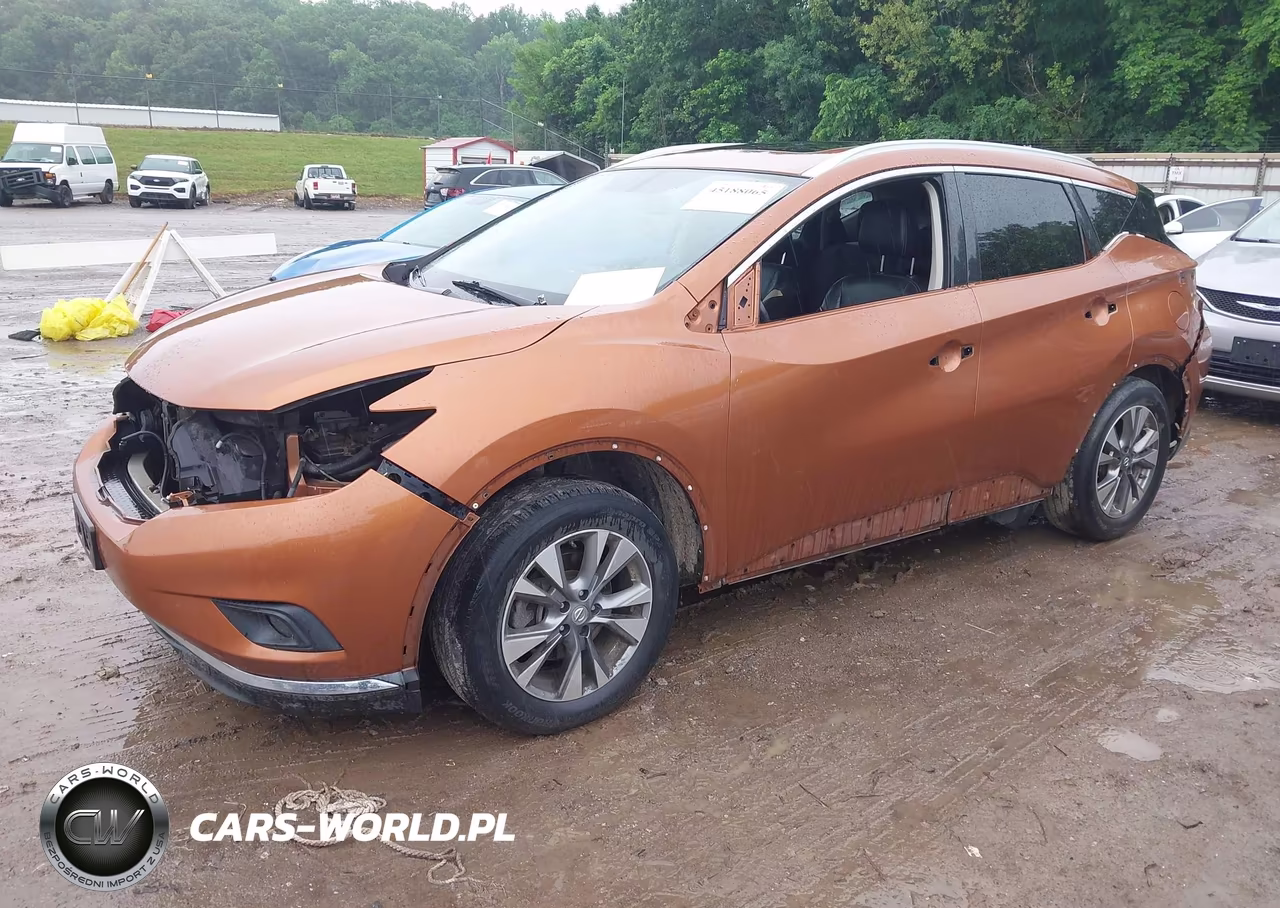 2015 Nissan Murano Sl VIN:5N1AZ2MH4FN219766 - 2