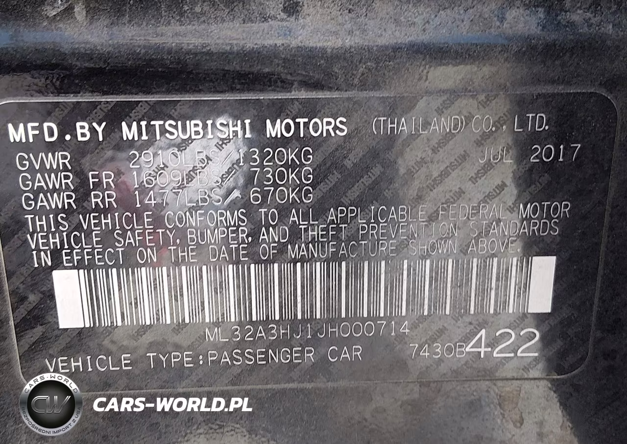2018 Mitsubishi Mirage Es VIN:ML32A3HJ1JH000714 - 9