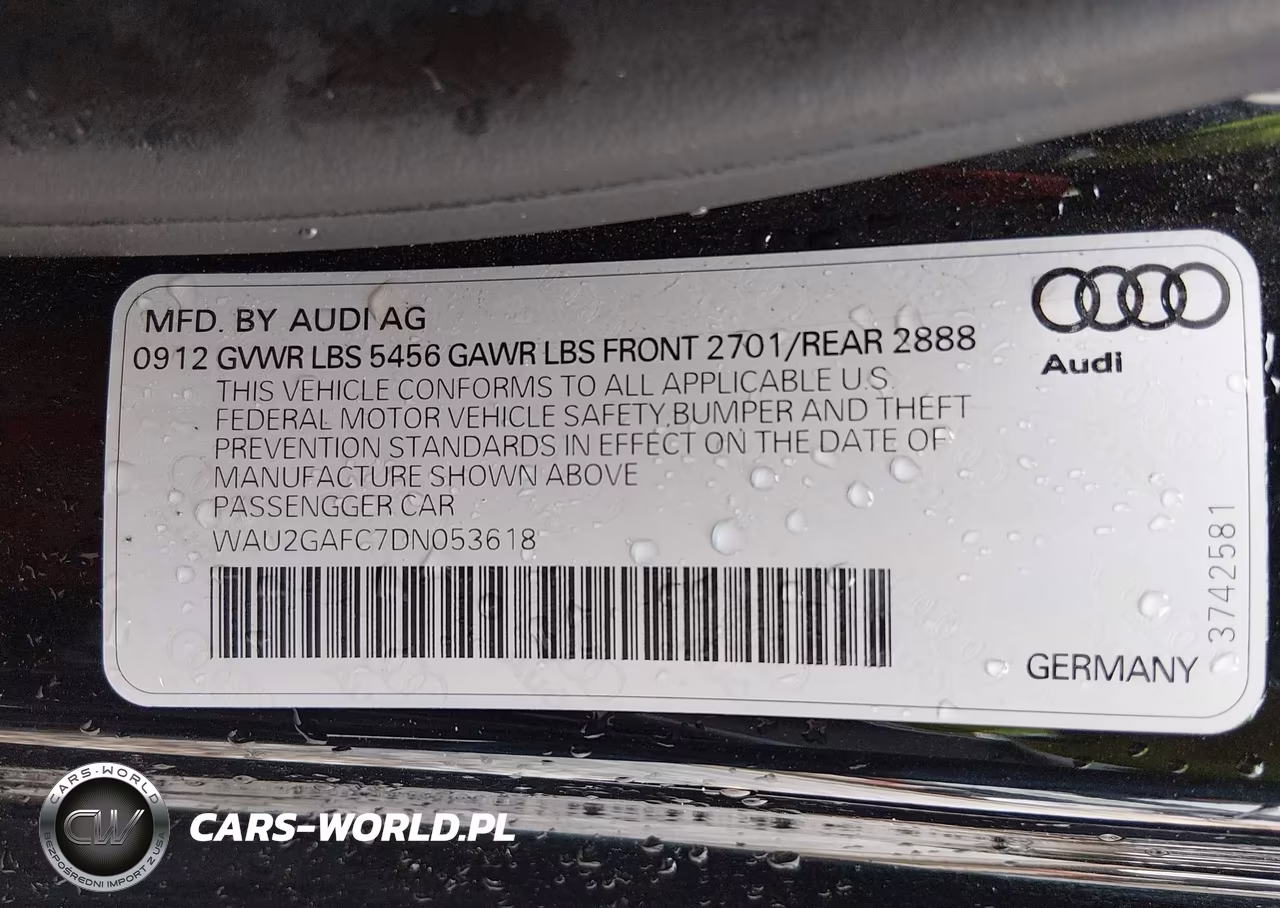 2013 Audi A7 3.0T Premium VIN:WAU2GAFC7DN053618 - 9