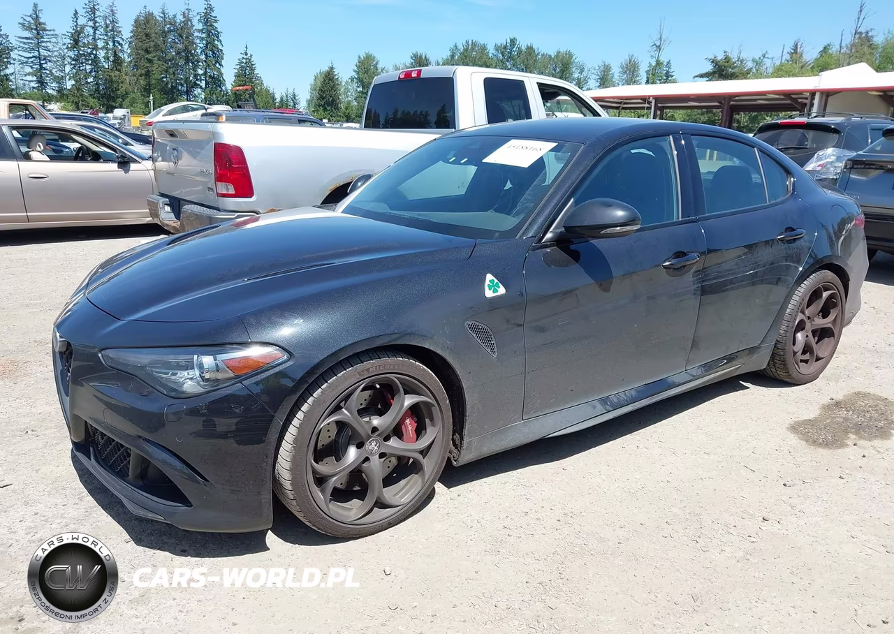2023 Alfa Romeo Giulia Quadrifoglio Rwd VIN:ZARFAMEVXP7677163 - 2