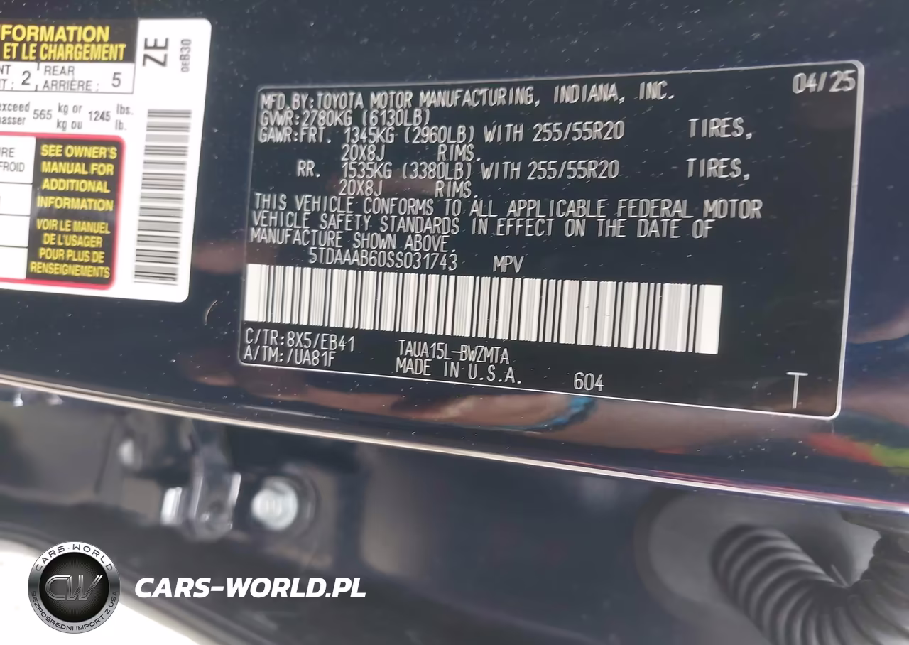 2025 Lexus Tx 350 Premium VIN:5TDAAAB60SS031743 - 9