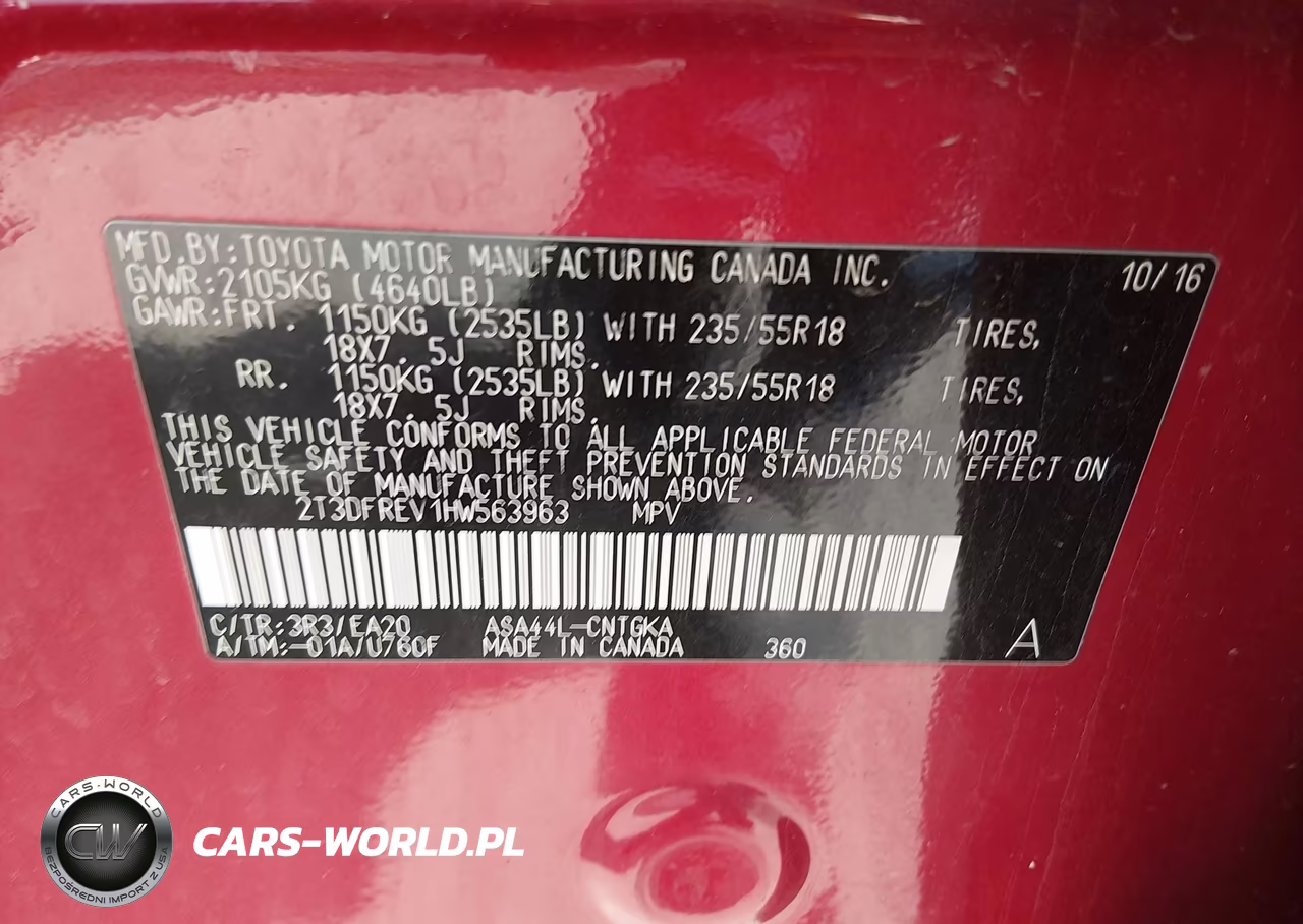 2017 Toyota Rav4 Limited VIN:2T3DFREV1HW563963 - 9