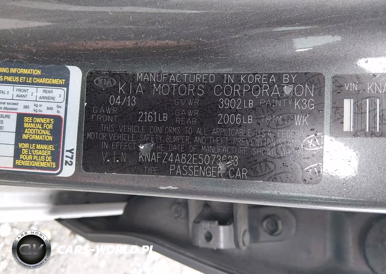 2014 Kia Forte Ex VIN:KNAFZ4A82E5073633 - 9