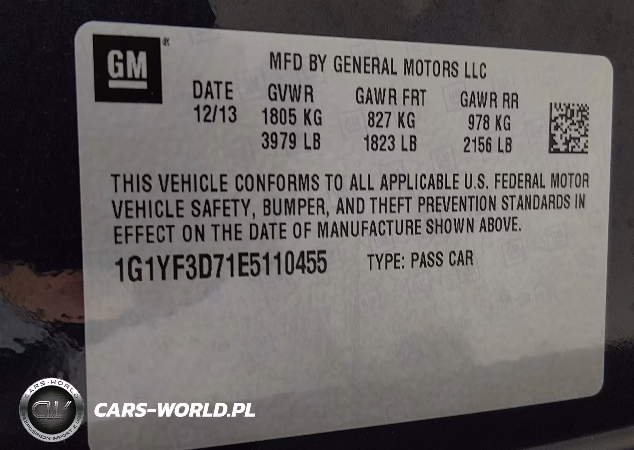 2014 Chevrolet Corvette Stingray VIN:1G1YF3D71E5110455 - 9