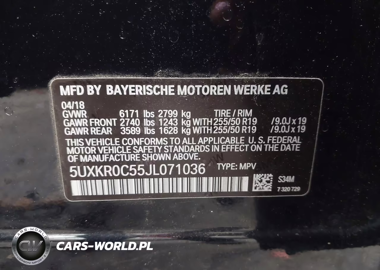 2018 BMW X5 xDrive35I VIN:5UXKR0C55JL071036 - 9
