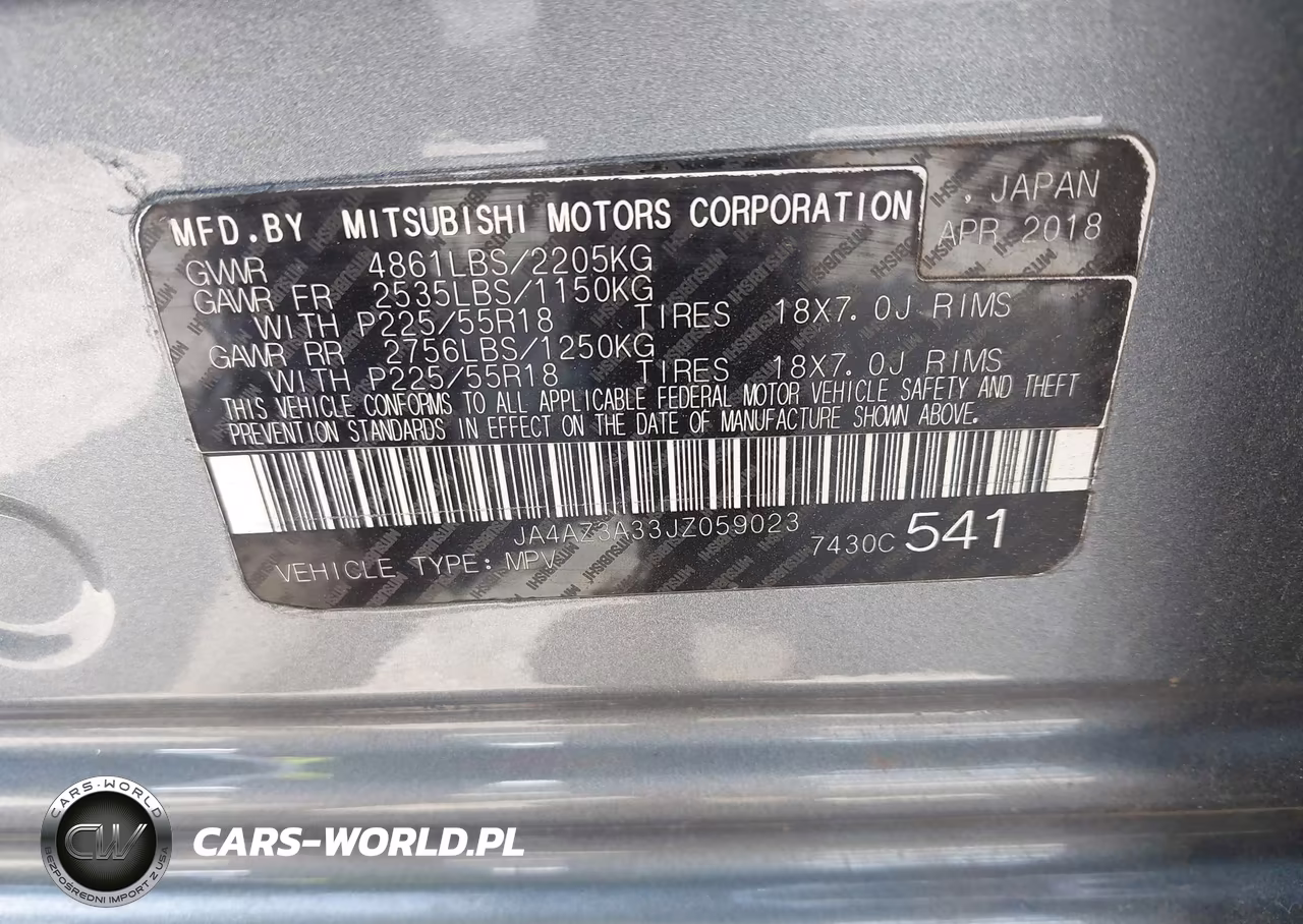 2018 Mitsubishi Outlander Es-Le-Se-Sel VIN:JA4AZ3A33JZ059023 - 9