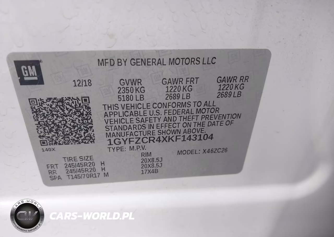 2019 Cadillac Xt4 Premium Luxury VIN:1GYFZCR4XKF143104 - 9