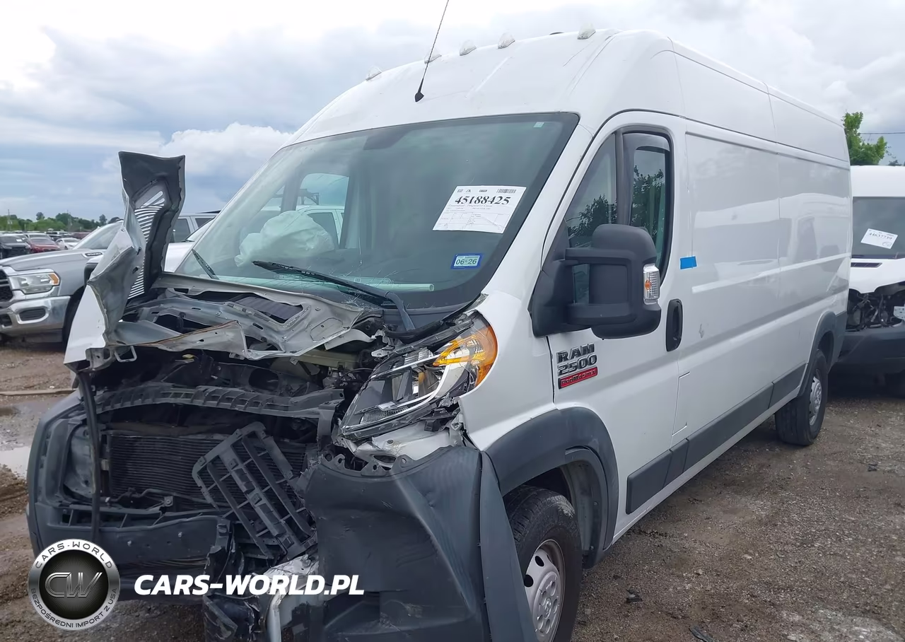 2017 Ram Promaster 2500 VIN:3C6TRVDGXHE506498 - 2