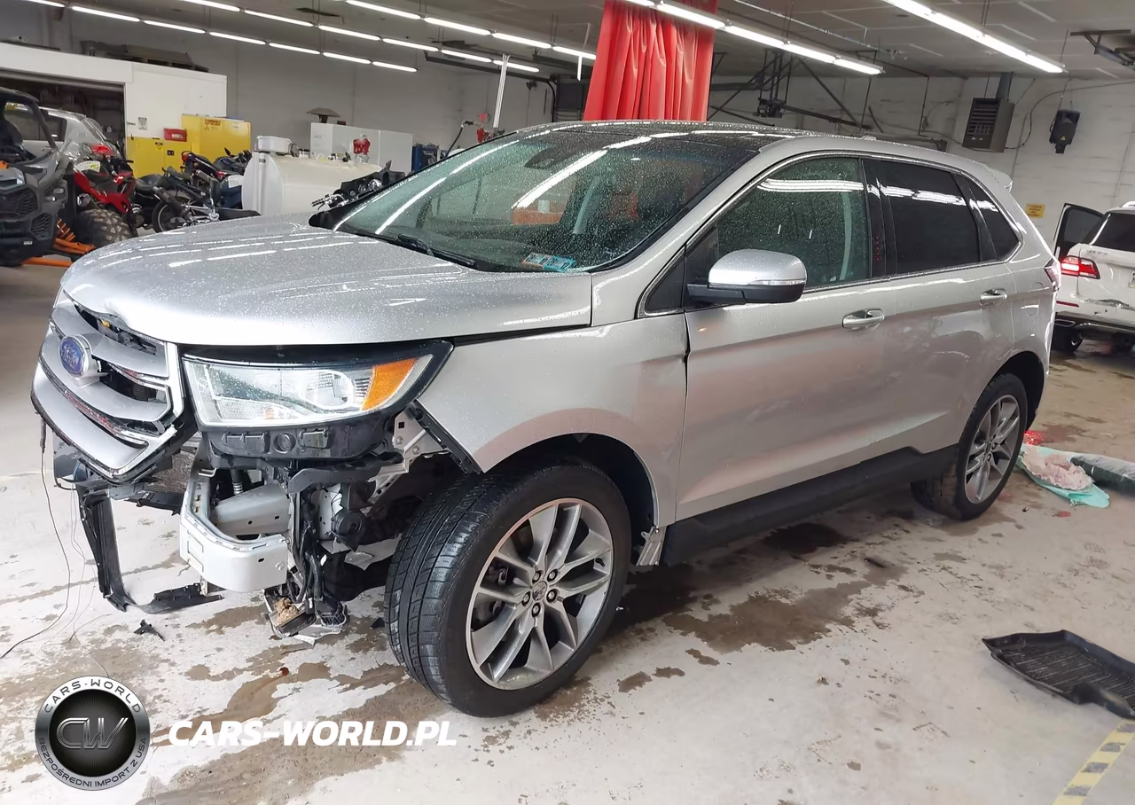 2017 Ford Edge Titanium VIN:2FMPK4K89HBB71340 - 2