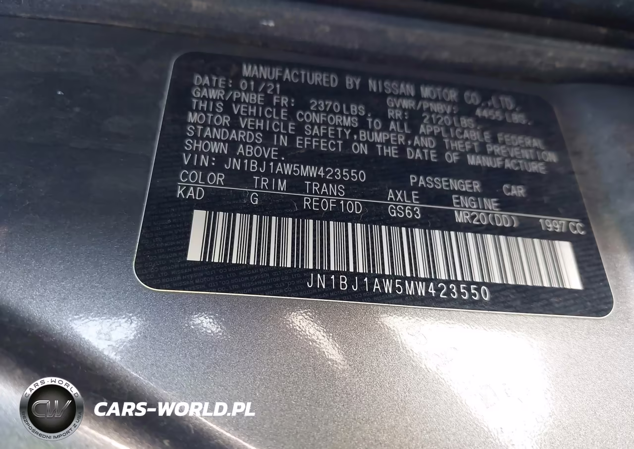 2021 Nissan Rogue Sport S Awd Xtronic Cvt VIN:JN1BJ1AW5MW423550 - 9