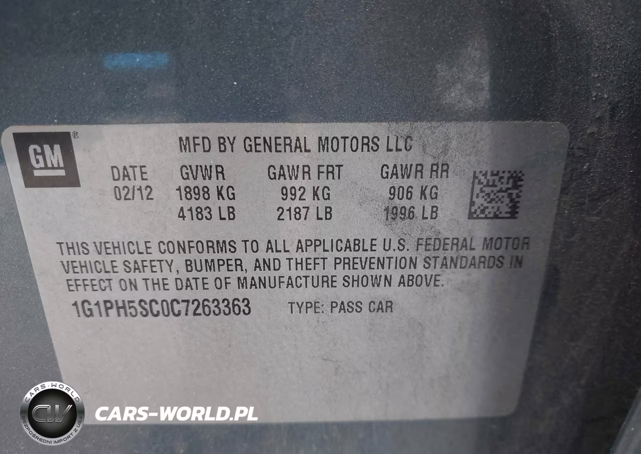 2012 Chevrolet Cruze Ltz VIN:1G1PH5SC0C7263363 - 9