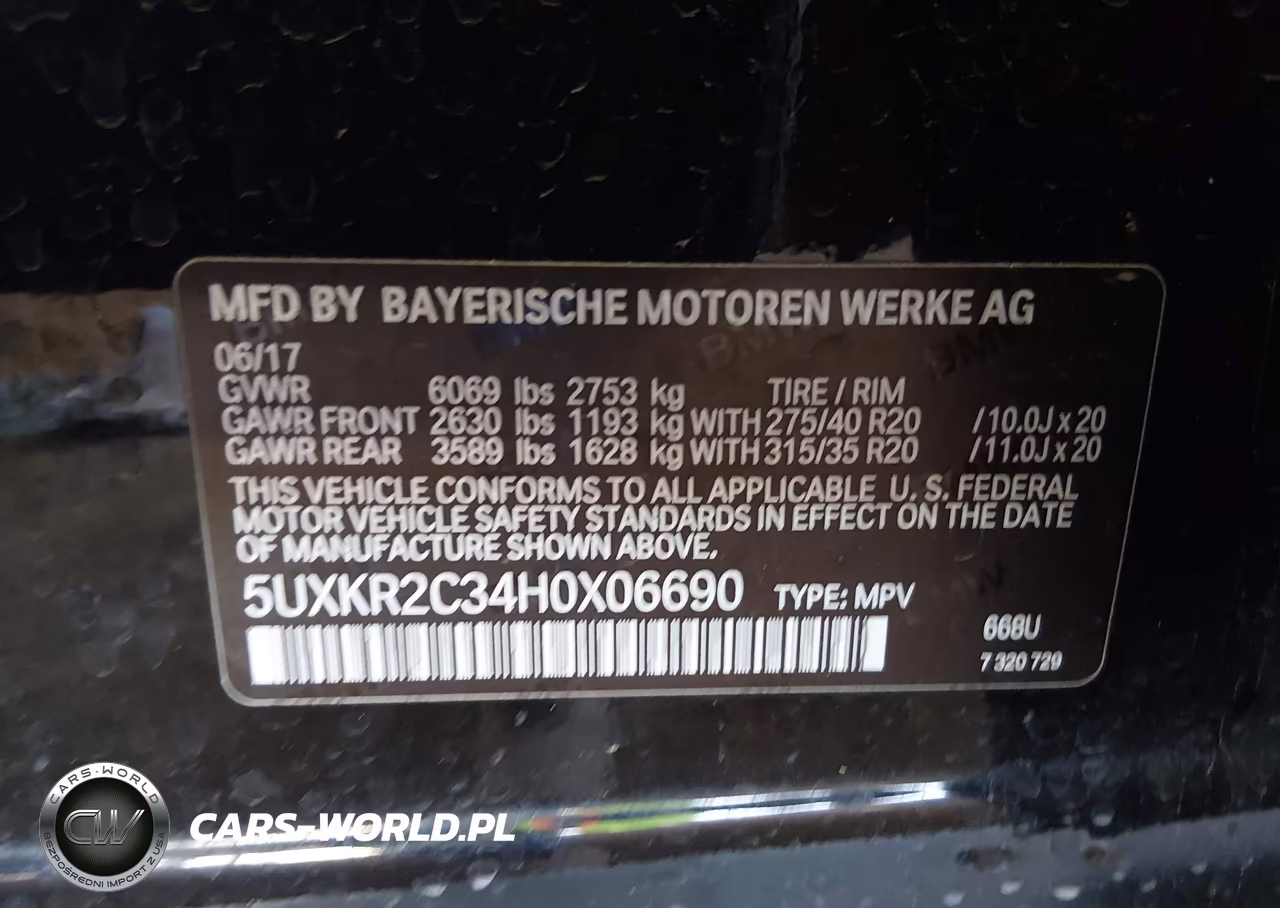 2017 BMW X5 Sdrive35I VIN:5UXKR2C34H0X06690 - 9