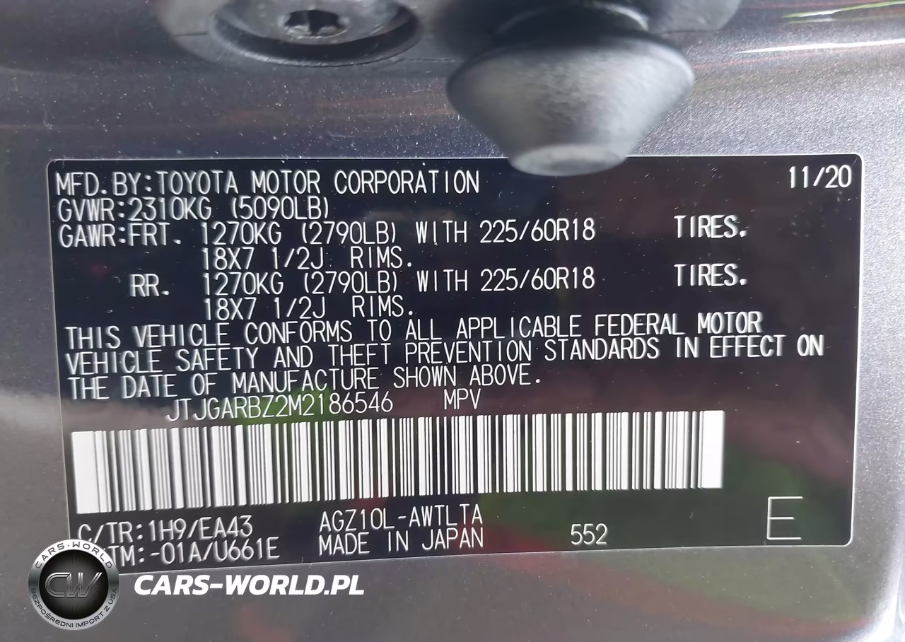 2021 Lexus Nx 300 VIN:JTJGARBZ2M2186546 - 9